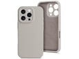 ONASI silikonski ovitek Mat Liquid z MagSafe za iPhone 16 Pro Max, siva