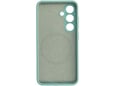 ONASI silikonski ovitek Mat Liquid z MagSafe za Samsung Galaxy S25 5G, mint