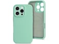ONASI silikonski ovitek Mat Liquid z MagSafe za iPhone 16 Pro Max, mint