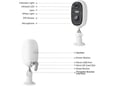 Elmark Wi-Fi SMART solarna kamera 1080P IP66 Tuya