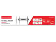 SUPERIOR stenski nosilec za TV SUPSTV007, 152-254 cm, do 75 kg