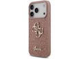 GUESS silikonski ovitek za iPhone 17 Pro, roza, GUHCP17LHG4SGP