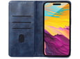 HAVANA preklopna torbica za Samsung Galaxy A17, modra