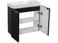 AQUA RODOS kopalniška omarica z umivalnikom Frost FR50BM, 50,4×50×20,2 cm