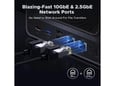 UGREEN NAS DXP4800 Plus za 4+2 diska, Intel 8505, 8GB DDR5, 1x2.5GbE in 1x 10GbE mreža, 35261