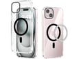 CHAMELEON ovitek za gumiran TPU Magnetic Apple iPhone 15, črn