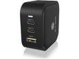 ICYBOX polnilec IB-PS1030-PD 3-portni USB-C/A 65W GaN