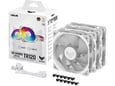 ASUS ventilatorji TUF Gaming TR120, 120mm, ARGB, bela, 3 kos