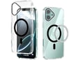 CHAMELEON ovitek za gumiran TPU Magnetic MagSafe Apple iPhone 16, črn