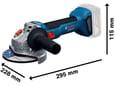 BOSCH PROFESSIONAL set akumulatorskega orodja 0615A50094