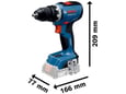 BOSCH PROFESSIONAL set akumulatorskega orodja 0615A50094