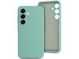 ONASI silikonski ovitek Mat Liquid z MagSafe za Samsung Galaxy S25 Edge, mint