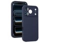 ONASI silikonski ovitek za iPhone 17 Pro Max, temno modra
