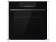 GORENJE set pečica in indukcijska plošča BOS6737E06BG/GI6401BSC