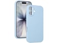 ONASI silikonski ovitek za iPhone 17, mat temno modra