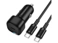 BOROFONE avtomobilski polnilec BZ34A, 20 W, PD, QC, 1x USB-C