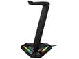 GENIUS GX-UH100 (31250017400) gaming stojalo za slušalke RGB + HUB 3.0 (2x USB-A 2x USB-C)