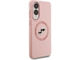 KARL LAGERFELD ovitek za silikonski IML NFT Heads MagSafe Samsung Galaxy S25 Edge, roza