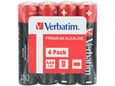 VERBATIM alkalna baterija, AAA, LR03, 1.5 V, 4 kos