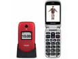 EVOLVEO preklopni telefon EasyPhone FS EP-771, rdeča