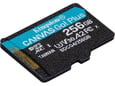 KINGSTON microSD kartica Canvas Go! Plus, 256 GB, z adapterjem SD