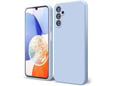 ONASI ovitek za silikonski Samsung Galaxy S25 Edge, mat svetlo moder