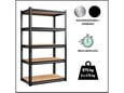 ePRO Metalna polica premium 180x120x45 metal-drvo 875kg (5x175kg)