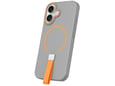 ONASI ovitek za silikonski MagSafe iPhone 16 Pro, sivo-oranžen