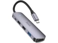 HOCO priklopna postaja HB27/USB-C/1x HDMI + 2x USB-A + 1x USB-C/100W