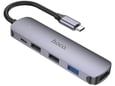 HOCO priklopna postaja HB27/USB-C/1x HDMI + 2x USB-A + 1x USB-C/100W