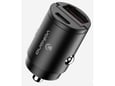 Volkano USB auto punjač Obscurix Series VK-8007-BK 30W USB-A USB-C
