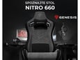 GENESIS gaming stol Nitro 660, črna-siva