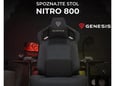 GENESIS gaming stol Nitro 800, črna-siva