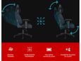 GENESIS gaming stol Nitro 800, črna-siva
