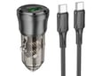 BOROFONE avtomobilski polnilec BZ325, 38 W, PD, QC 3.0, 1x USB-C, 1x USB-A