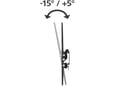 HAMA stenski nosilec za TV 81-191cm, do 40 kg, 220808