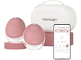 MOMCOZY dvojna električna prsna črpalka M9 Mobile Flow hands-free za dojenje cozy red
