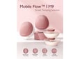 MOMCOZY dvojna električna prsna črpalka M9 Mobile Flow hands-free za dojenje cozy red