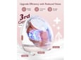 MOMCOZY dvojna električna prsna črpalka M9 Mobile Flow hands-free za dojenje cozy red