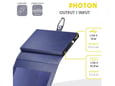 YATE sUNSLICE Photon - prenosni solarni power bank, črn SE00064