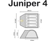 YATE šotor JUNIPER za 4 osebe ST00473