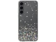 ONASI ovitek za silikonski SPARKLE Samsung Galaxy S25 FE, prozoren z bleščicami