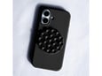 ONASI ovitek za silikonski Octopus iPhone 16, mat liquid črn