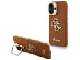 GUESS ovitek za usnjen Cam Stand GUHCP16LPCS4GSW iPhone 16 Pro, rjava
