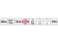 Yato motalica GG/J 3 x 2,5 L 40 m