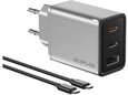 ECOFLOW polnilec Rapid Charger 65W 5016801003, 65 W, PD, QC, GaN, 2x USB-C, 1x USB-A