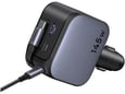 UGREEN avtomobilski polnilec z vgrajenim kablom 55910B, 145 W, PD, QC, USB-C, USB-A