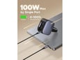 UGREEN avtomobilski polnilec z vgrajenim kablom 55910B, 145 W, PD, QC, USB-C, USB-A
