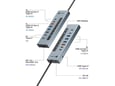 ICYBOX USB hub z 3 vhodi, IB-HUB1742CR-C2PD