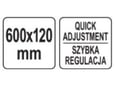 Yato brza patent stega 600x120 mm YT-63956
